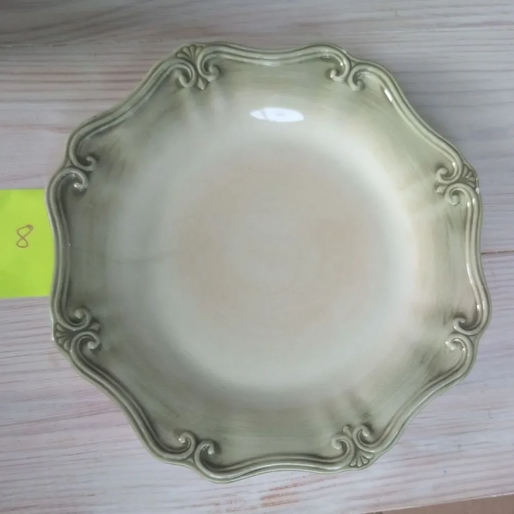 Lenox Dinner Plate Green Colore Verde VERDE 9” Italy